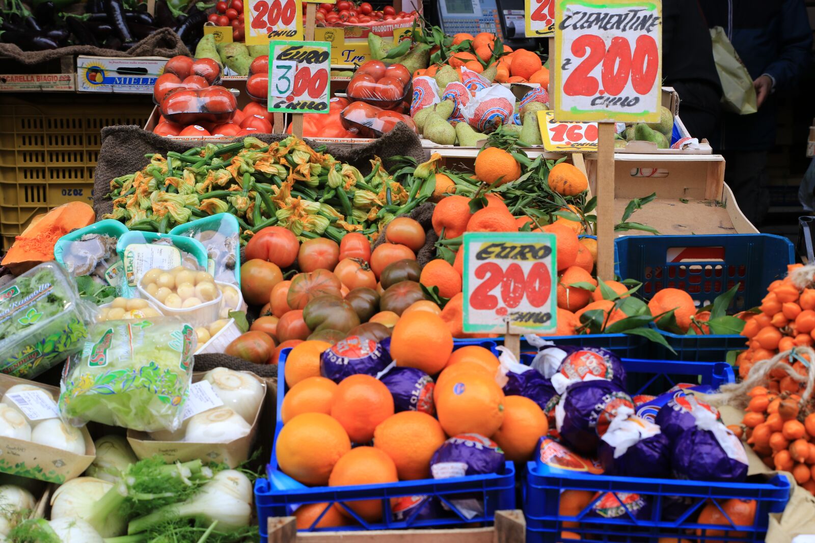 Canon EOS 7D Mark II sample photo. Naples, markets, fruits photography