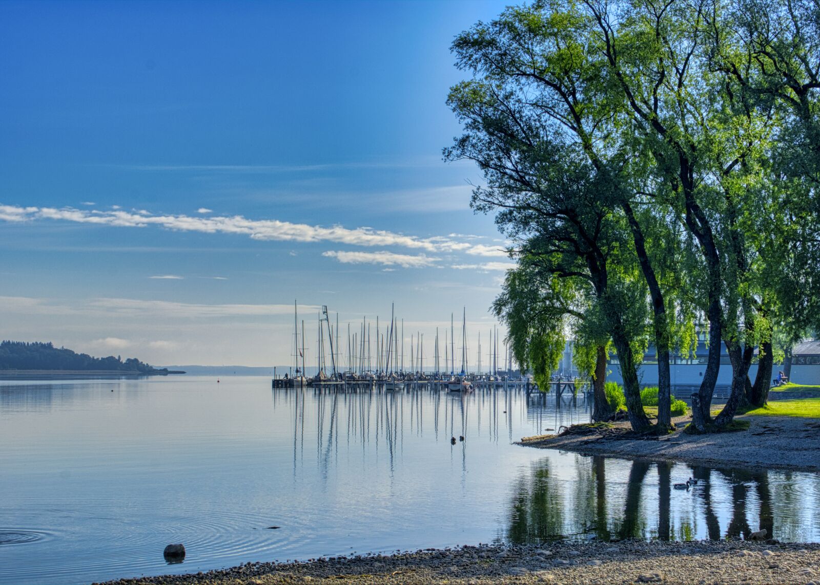 Nikon D7100 sample photo. Lake, waters, chiemsee photography