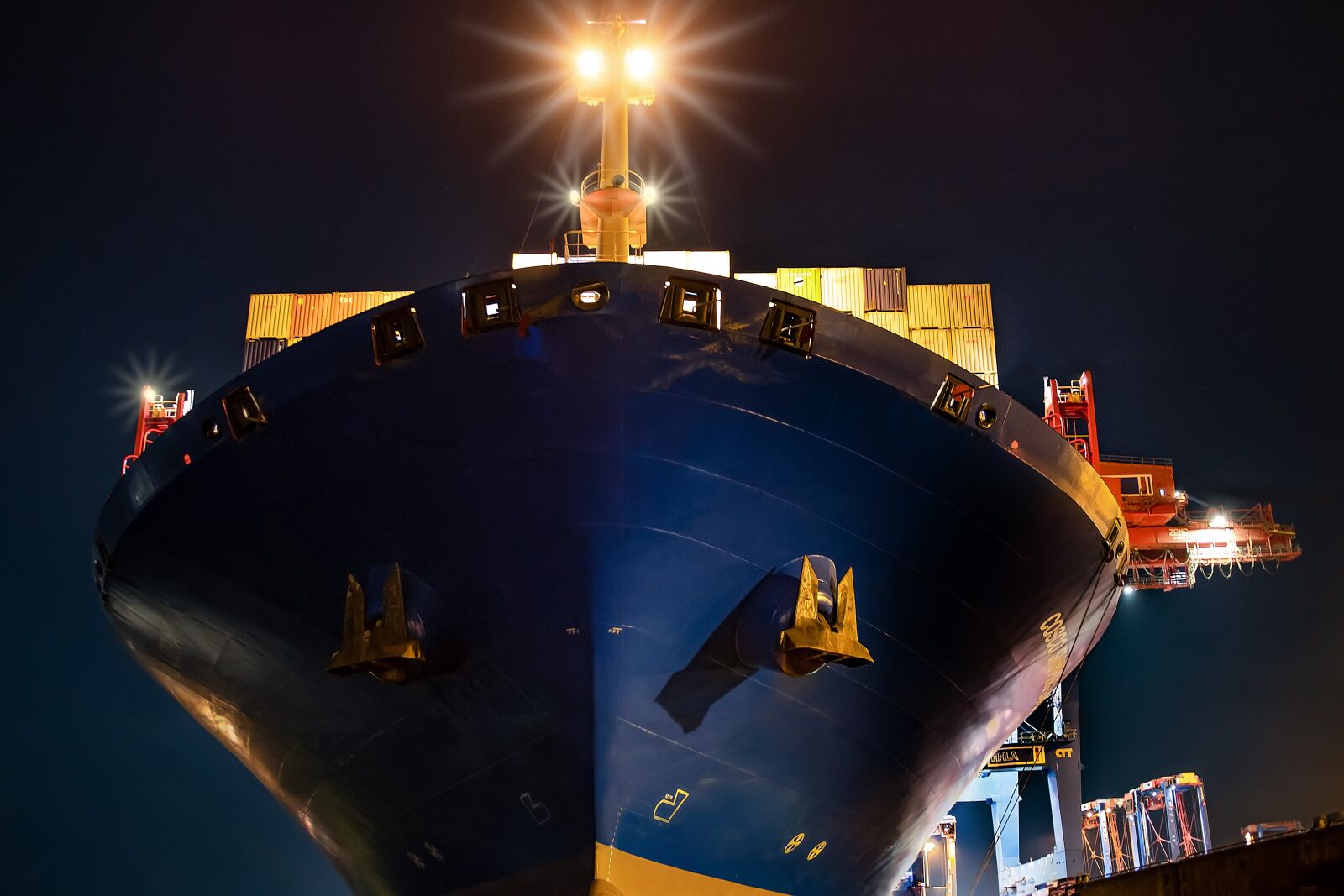 Nikon D7500 sample photo. Port, ship, container ship photography