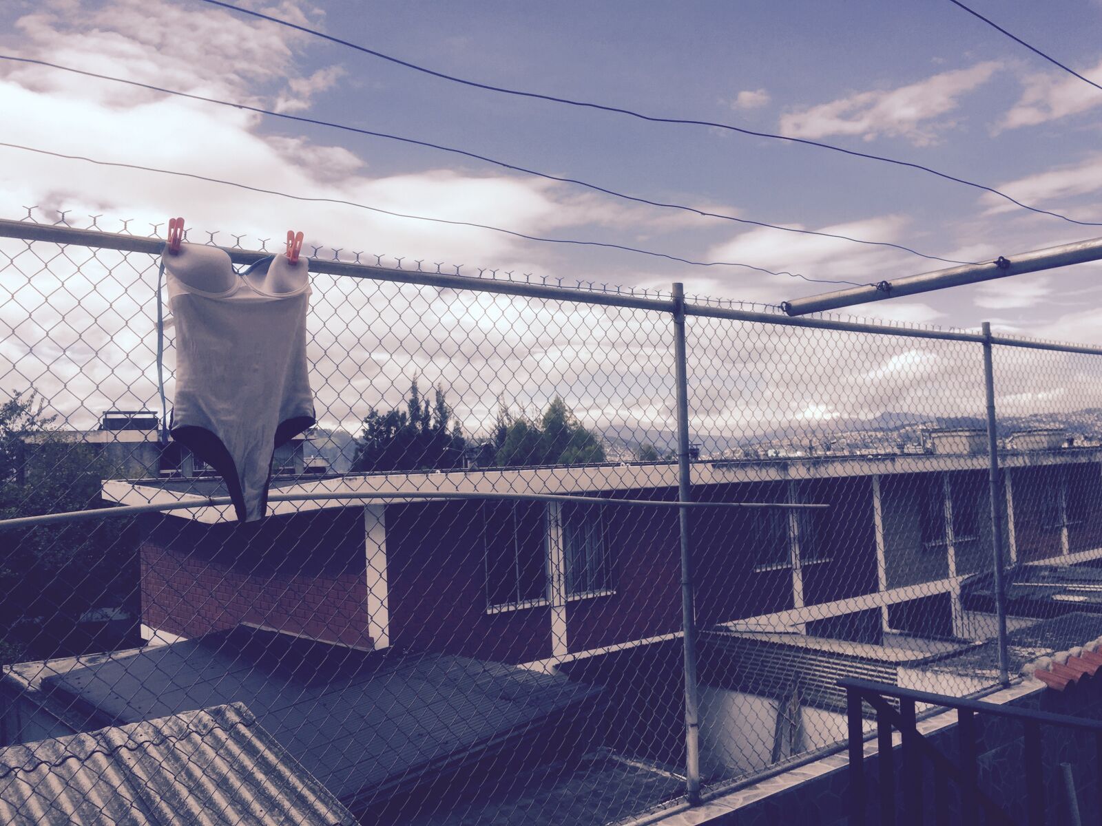 iPhone 6 back camera 4.15mm f/2.2 sample photo. Underwear, laundry, landscape photography