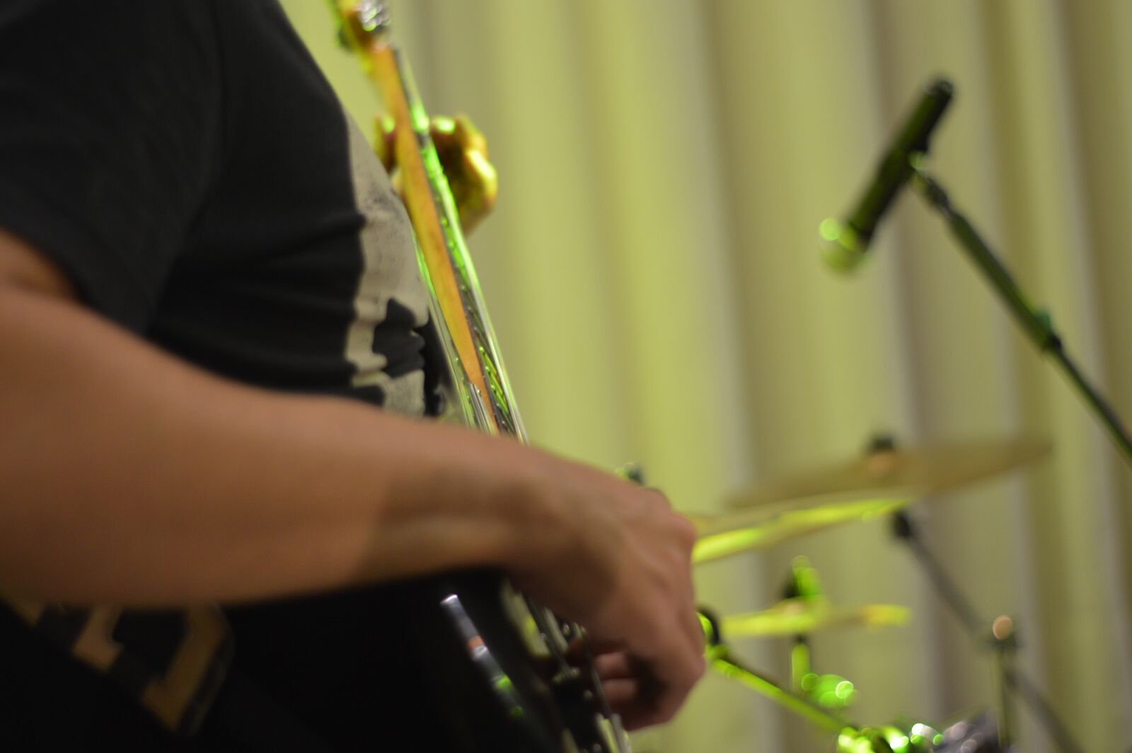Nikon D3200 sample photo. Bass, musician, band photography
