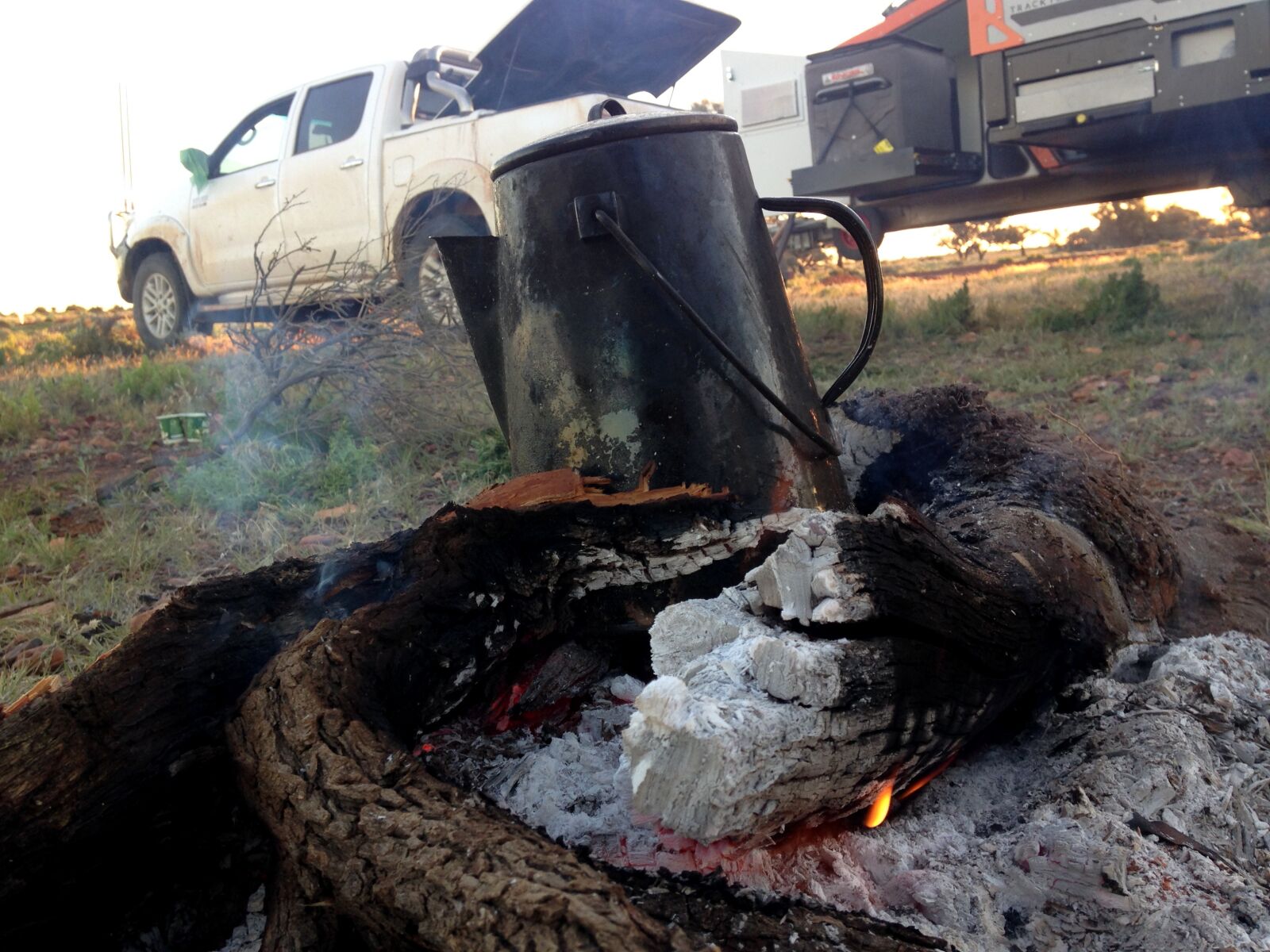 iPhone 5c back camera 4.12mm f/2.4 sample photo. Billy, camp, camp, fire photography