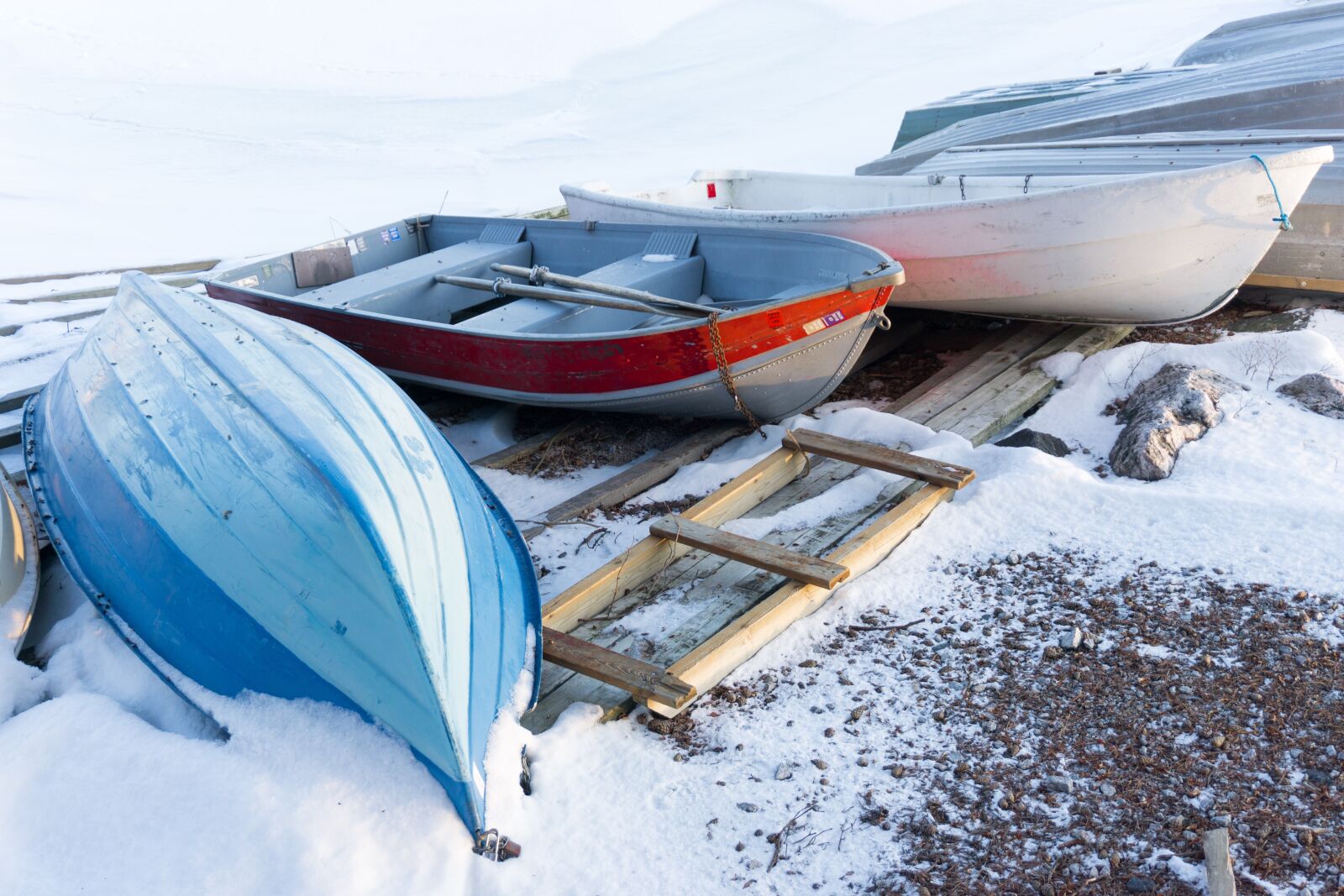 Sony E 16-50mm F3.5-5.6 PZ OSS sample photo. Sea, snow, winter photography