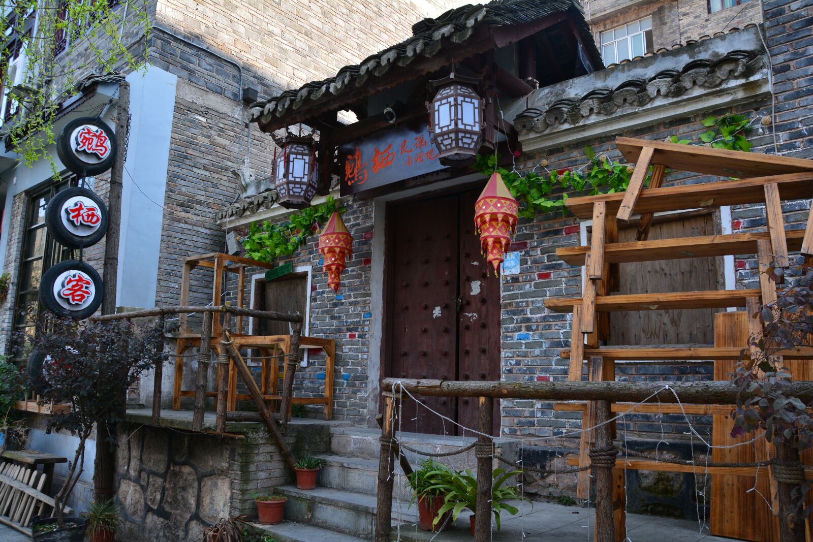 Nikon D7100 sample photo. China, the town building photography