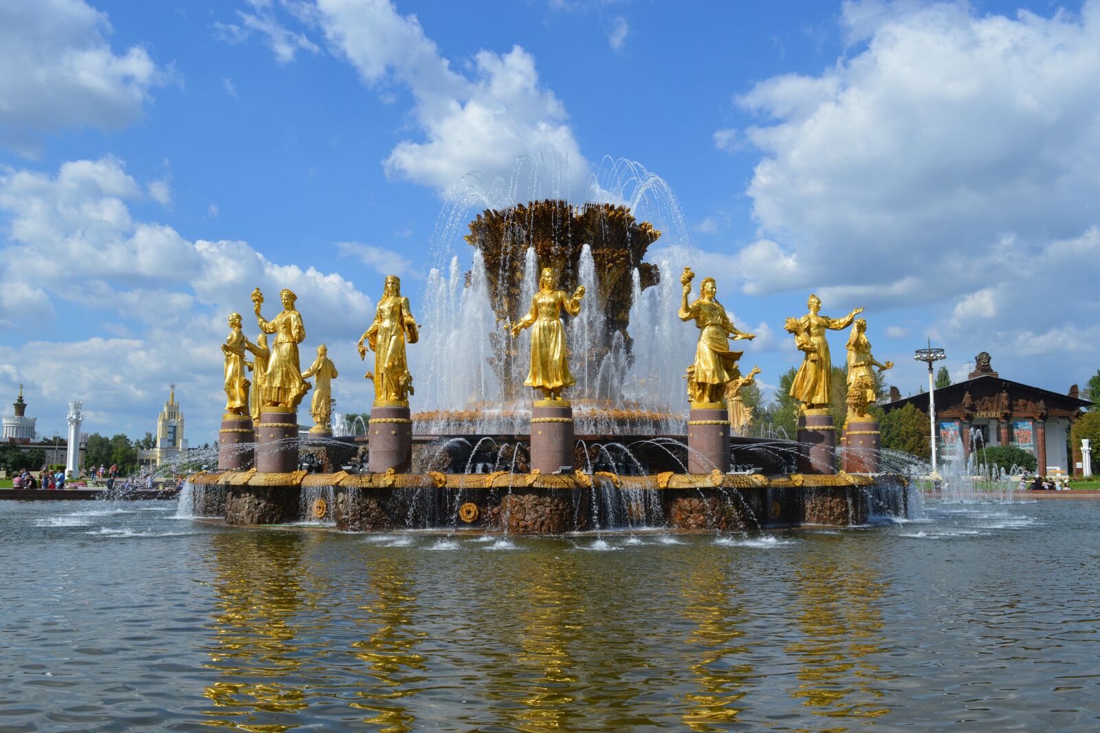 Nikon D3200 sample photo. Peoples' friendship fountain, enea photography
