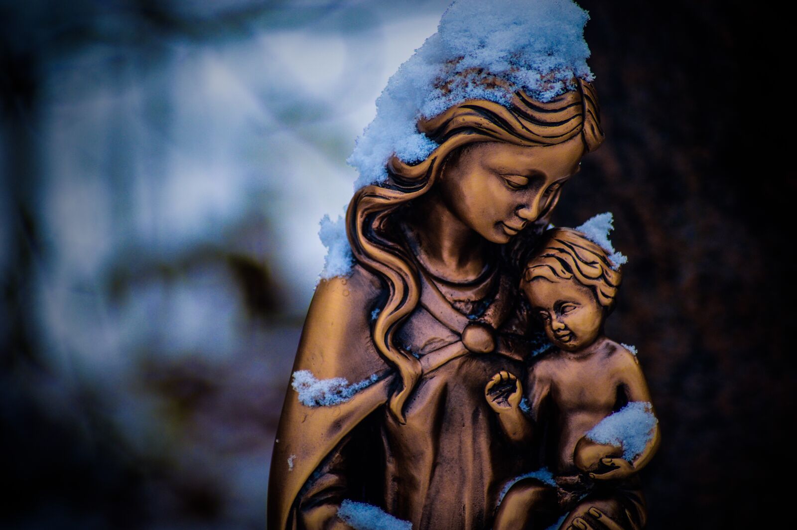 Nikon D3200 sample photo. Mother mary, mutter maria photography