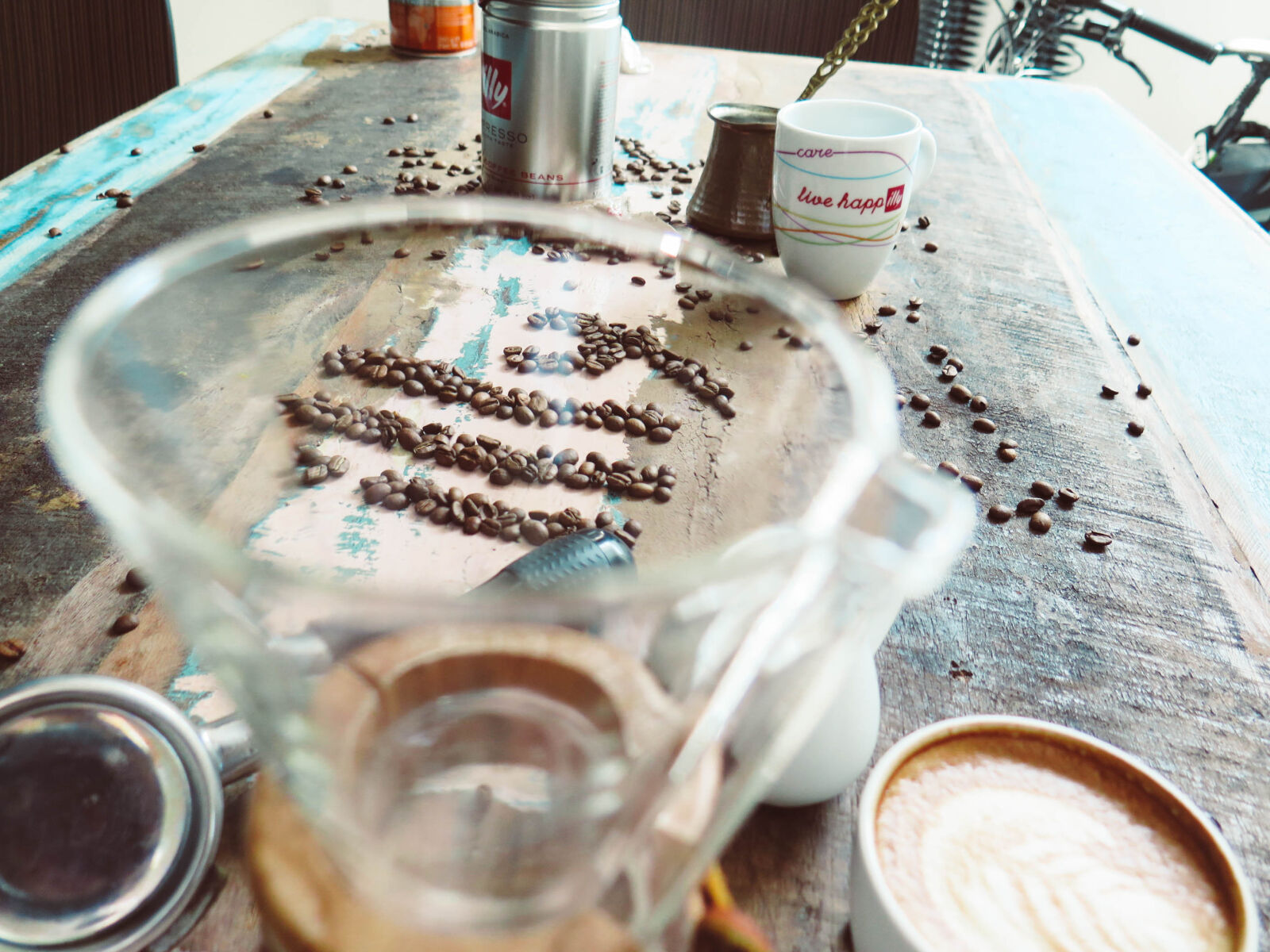Canon PowerShot G16 sample photo. Coffee, coffee, beans, glass photography