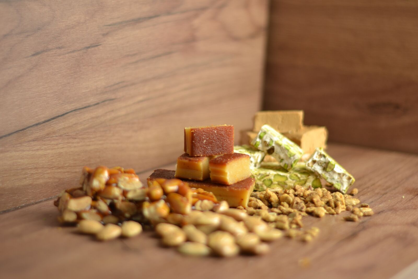 Nikon D3100 sample photo. Nougat, chocolate, delicious photography