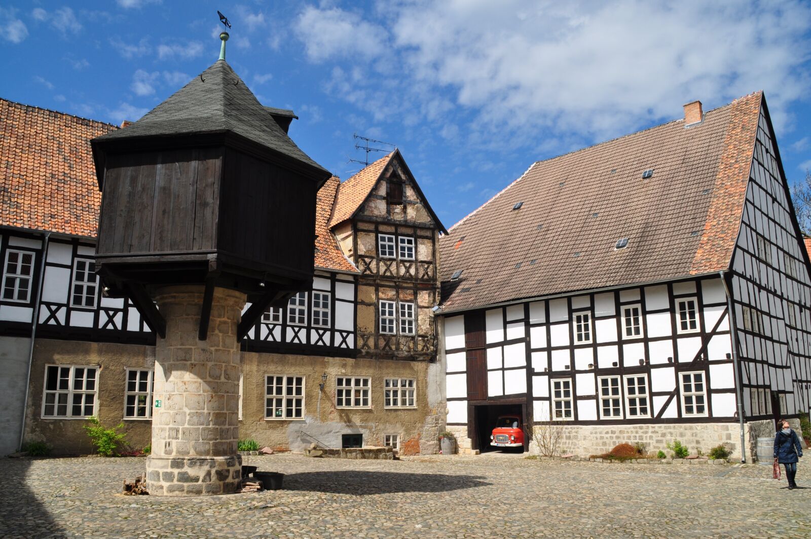 Nikon D5000 sample photo. Quedlinburg, truss, world heritage photography