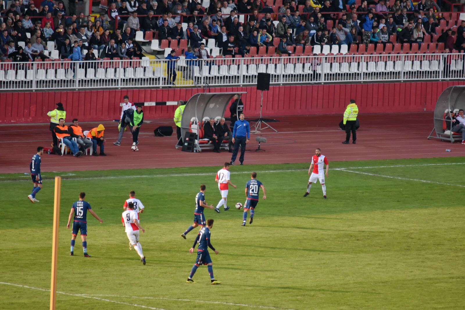 Nikon D5500 sample photo. Championship, crowd, football player photography