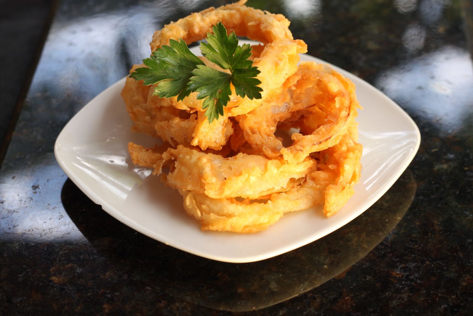 Canon EOS 500D (EOS Rebel T1i / EOS Kiss X3) sample photo. Onion, frying, contour photography