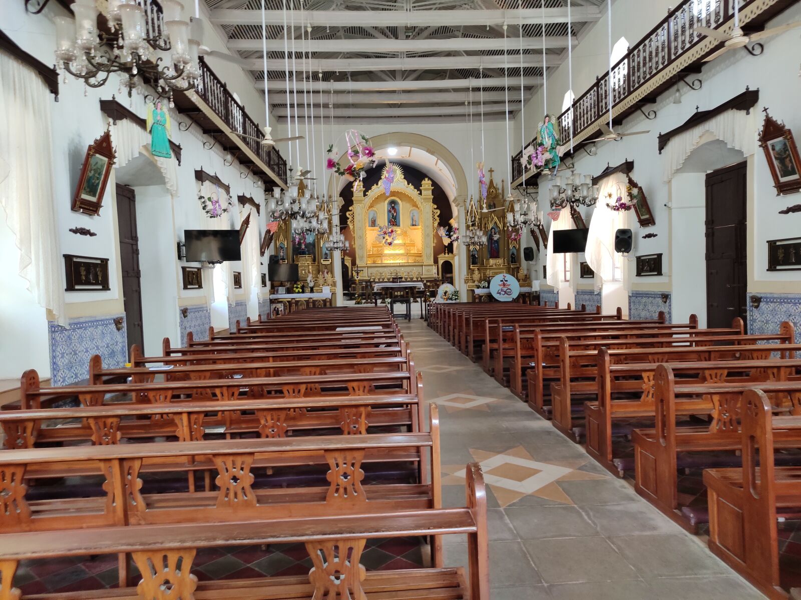 Xiaomi Redmi Note 7 Pro sample photo. Church, goa, south goa photography