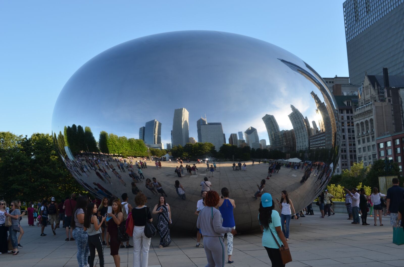 Nikon D5100 sample photo. Chicago, bean, mirror photography