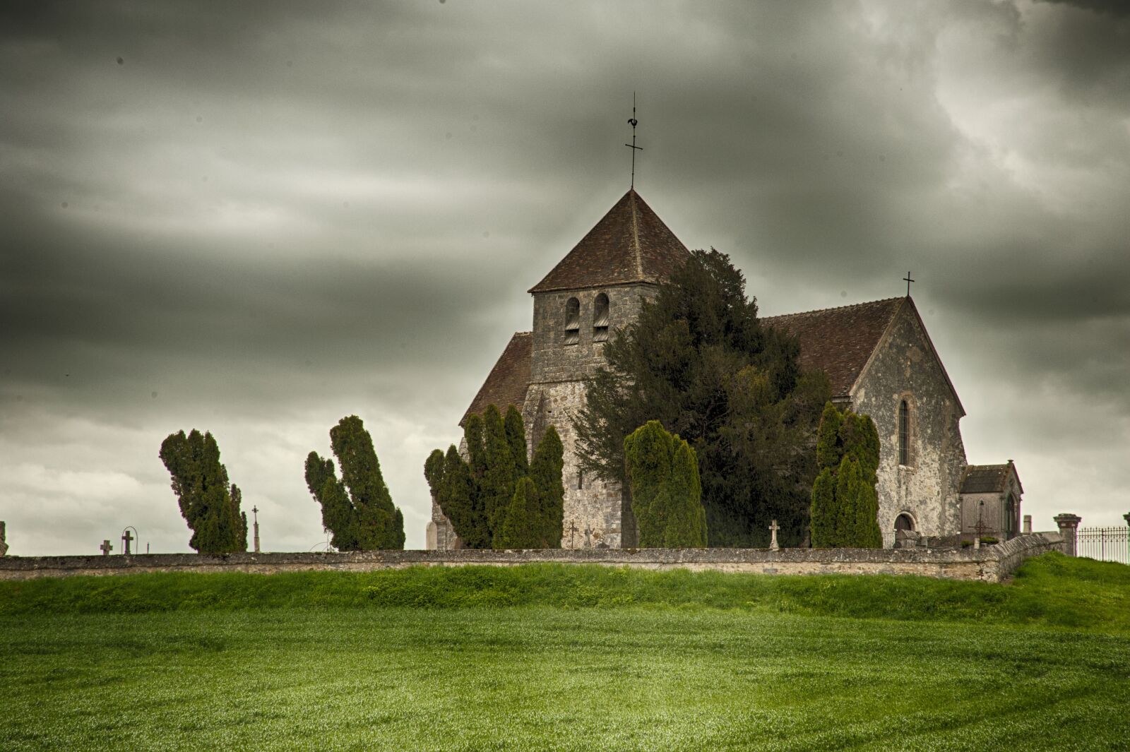 Nikon D700 sample photo. Church saint-martin, seine and photography