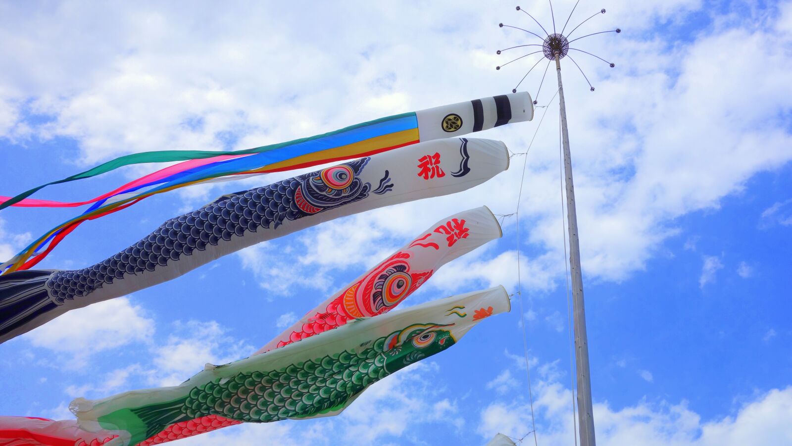 Sony Cyber-shot DSC-RX100 sample photo. Carp streamer, japan, blue photography