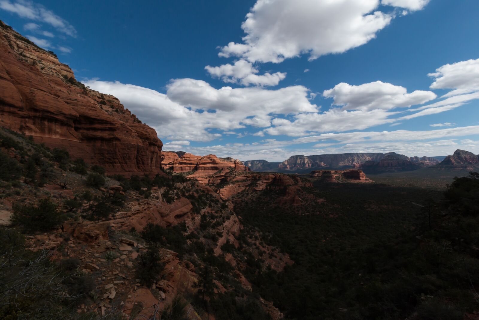 Canon EOS 70D + Canon EF-S 10-18mm F4.5–5.6 IS STM sample photo. Tree, cliff, southwest photography