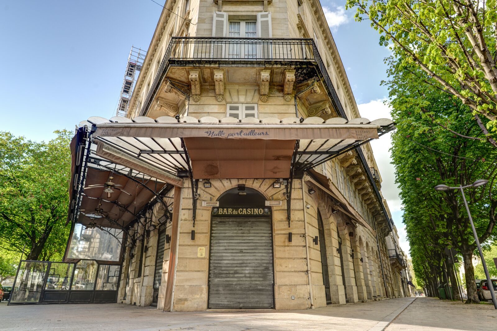 Nikon D610 sample photo. Cafe, france, closed photography
