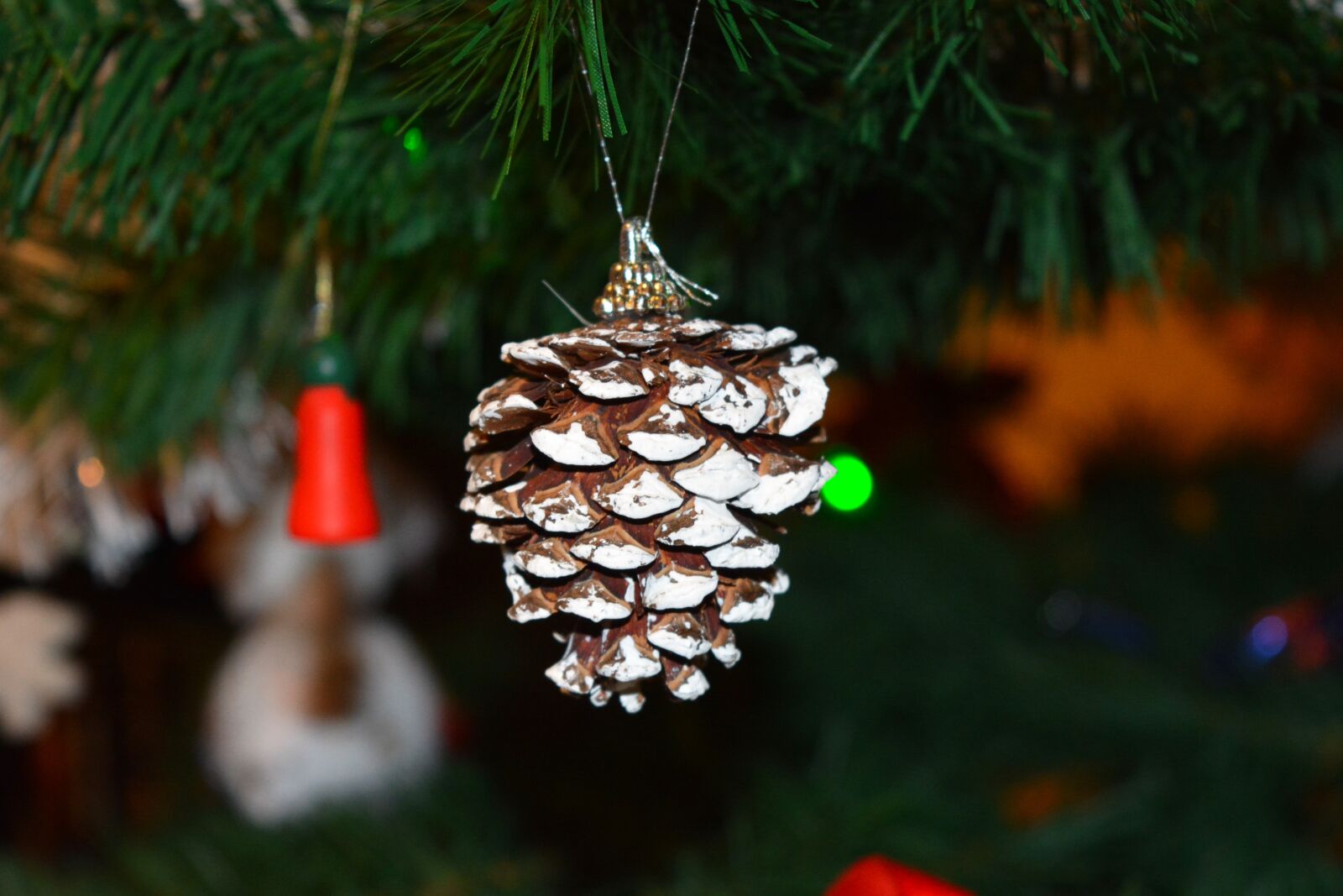 Nikon D5200 sample photo. Christmas, brad, artificial christmas photography