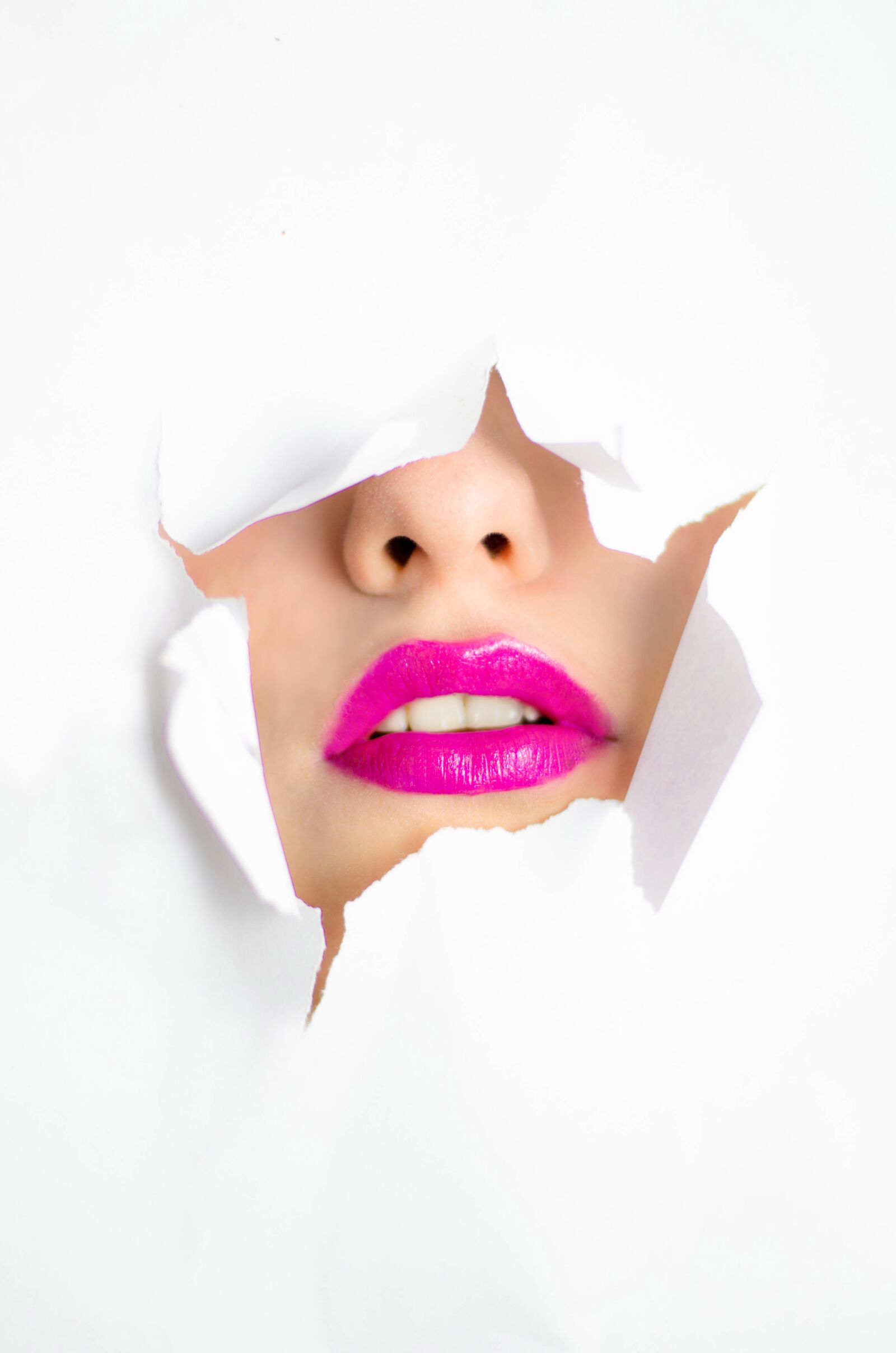 Nikon D5100 sample photo. Lips, pink, woman photography
