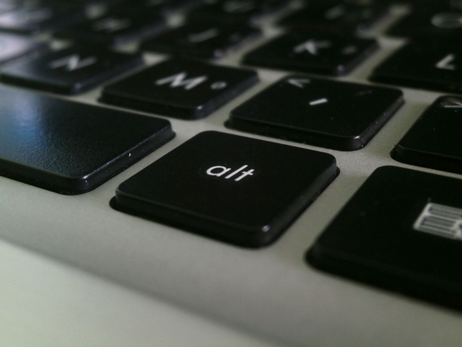 Olympus VG180,D770 sample photo. Keyboard, laptop, alt key photography
