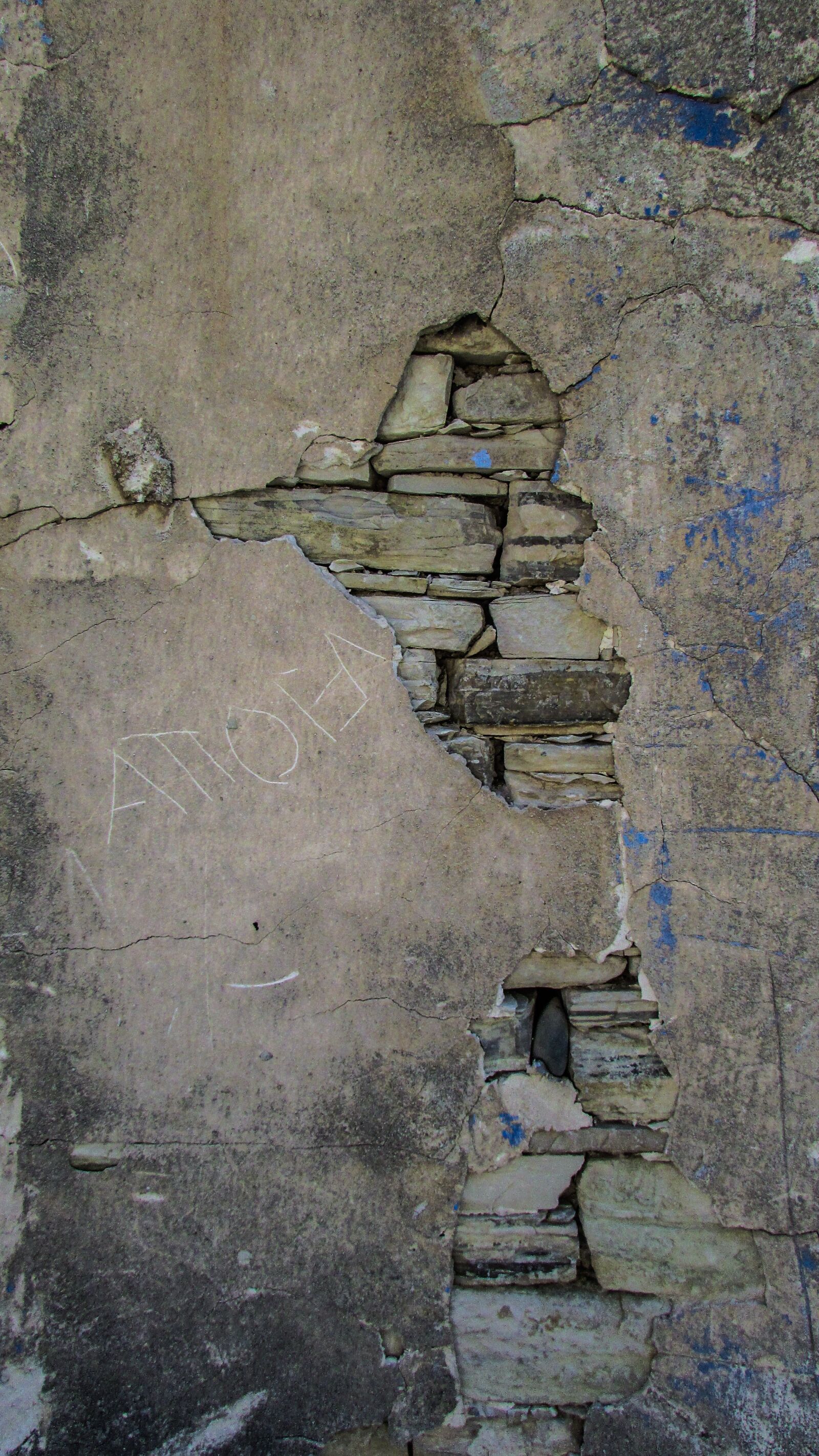 Canon PowerShot SX400 IS sample photo. Wall, damaged, decay photography