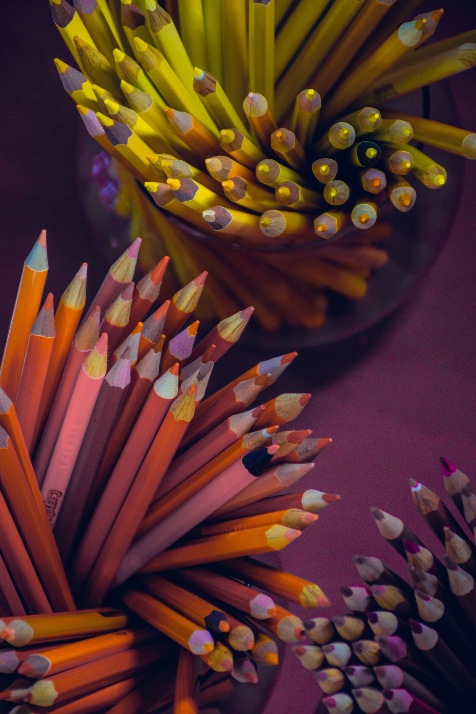 Nikon D7200 sample photo. Pencils, colorful, color photography