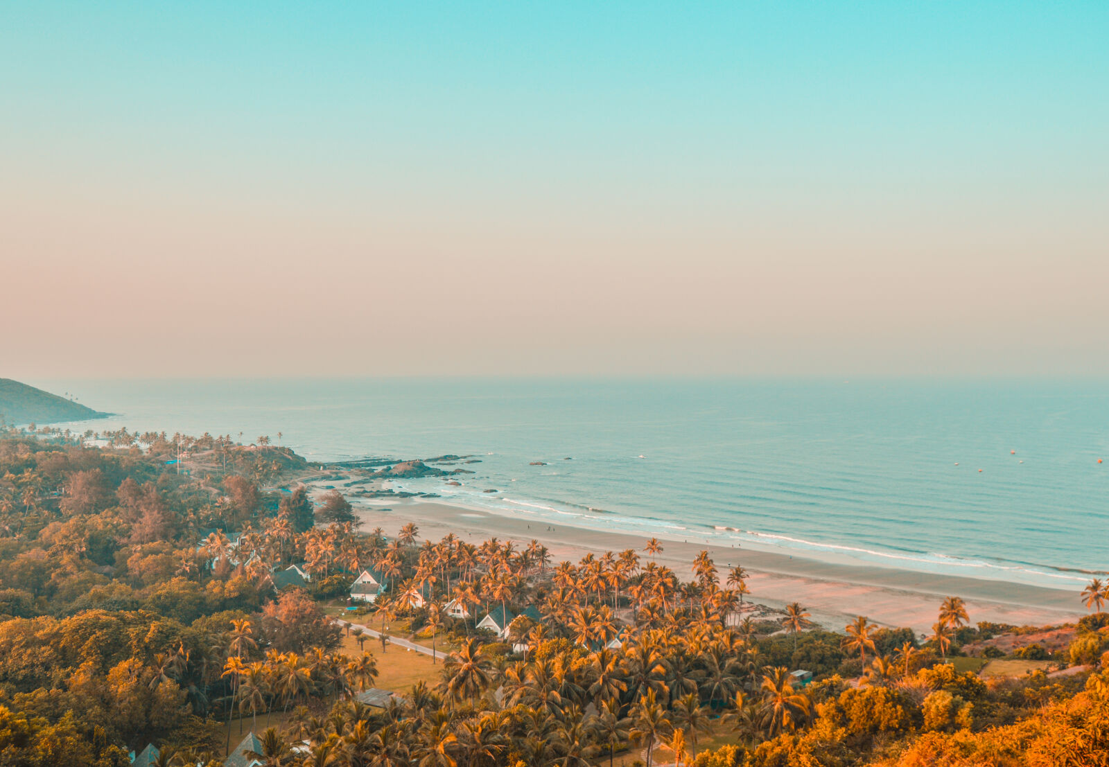 Nikon D3200 sample photo. Beach, coconut, trees, sea photography