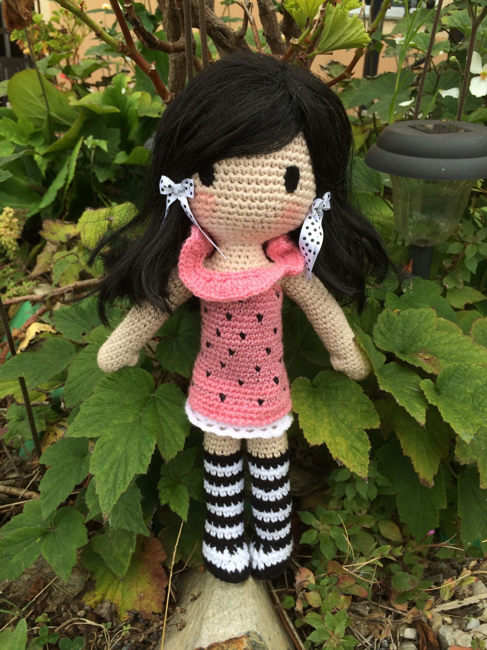 iPhone 5s back camera 4.15mm f/2.2 sample photo. Crochet doll, crochet, crochet photography