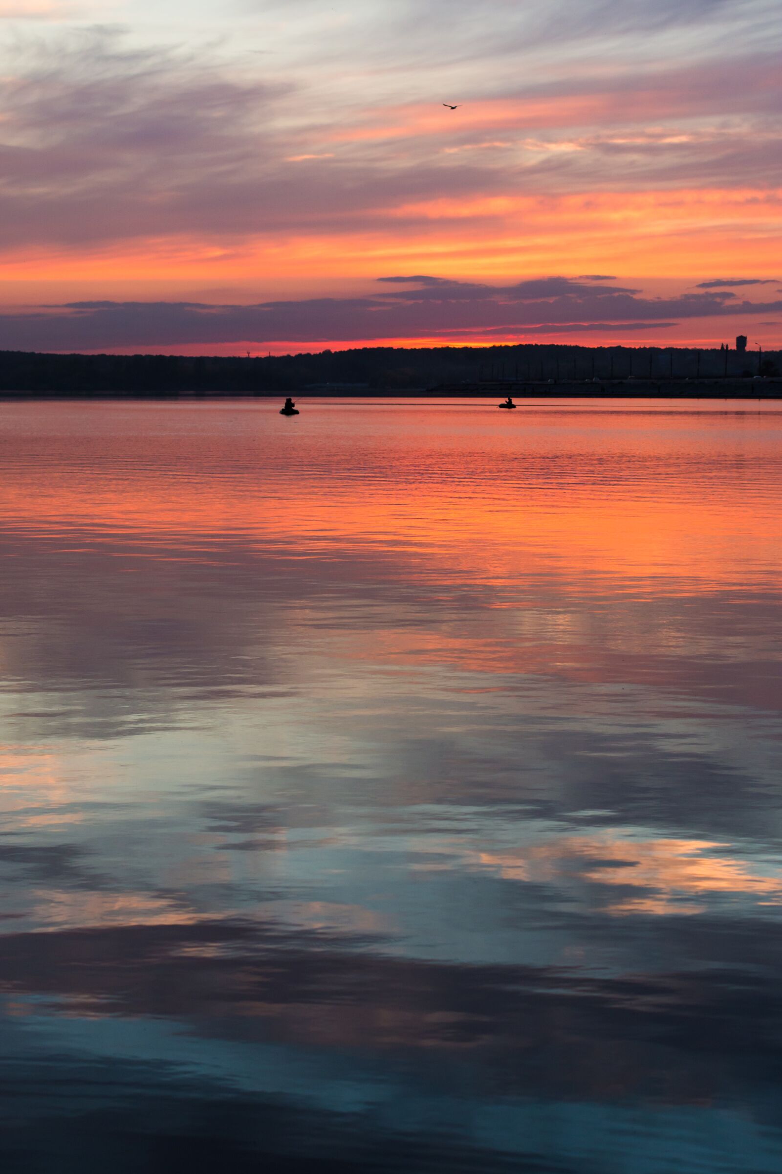 Canon EOS 70D + Canon EF 50mm F1.4 USM sample photo. Sunset, water, lake photography