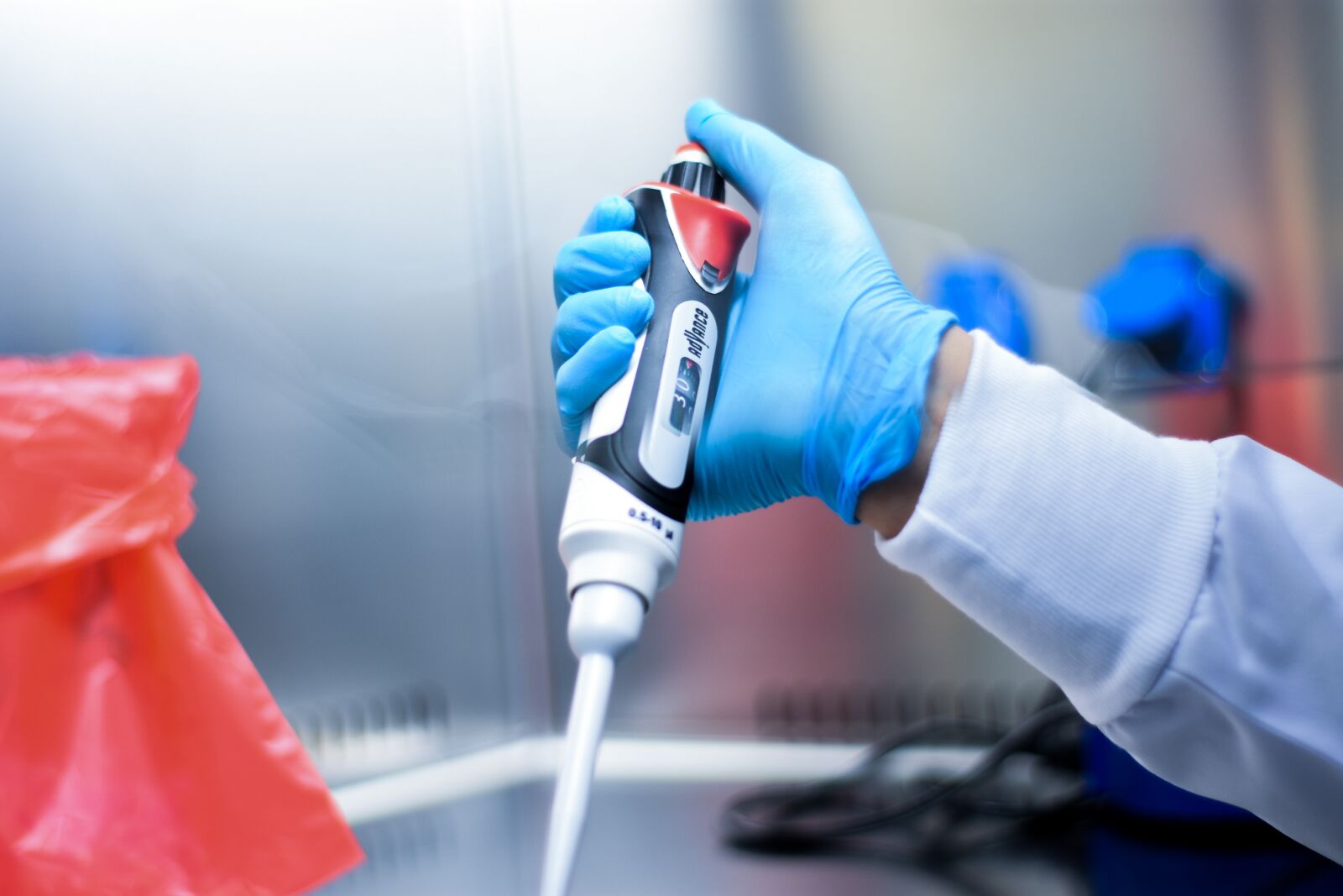 Nikon D3400 sample photo. Lab, pipette, experiment photography