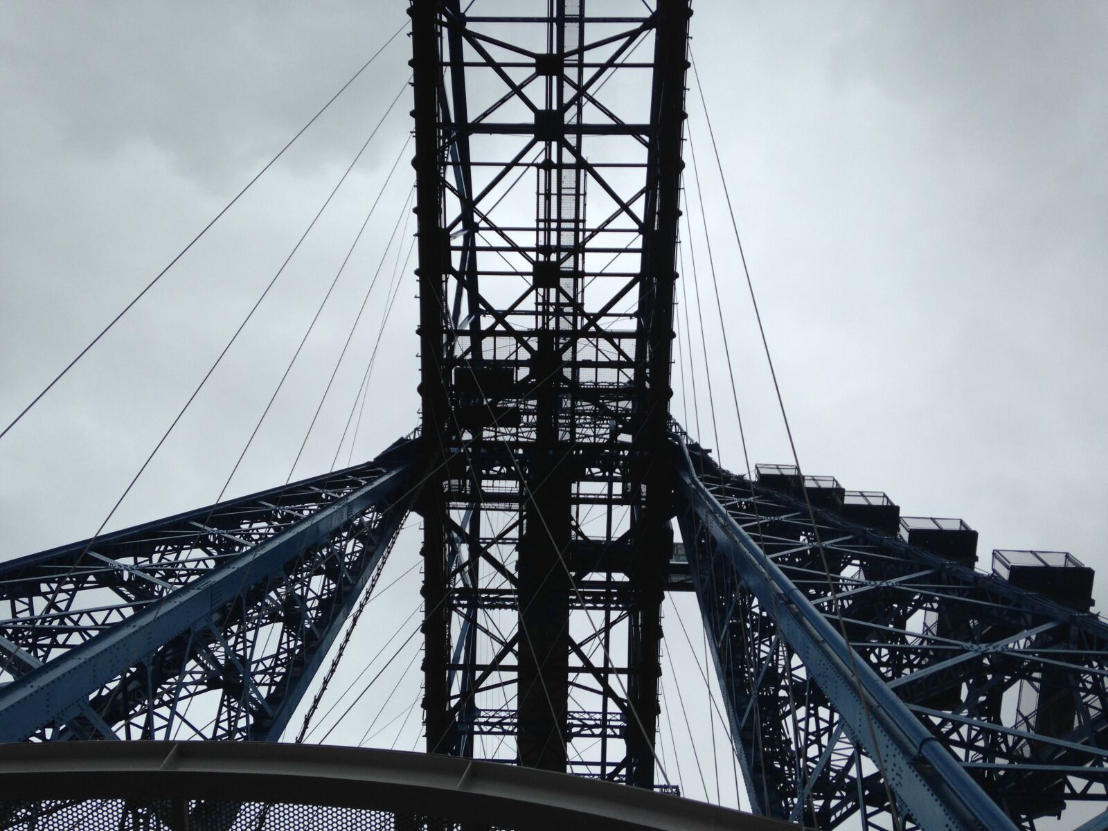 iPhone 5c back camera 4.12mm f/2.4 sample photo. Middlesbrough, tees, transporter, bridge photography