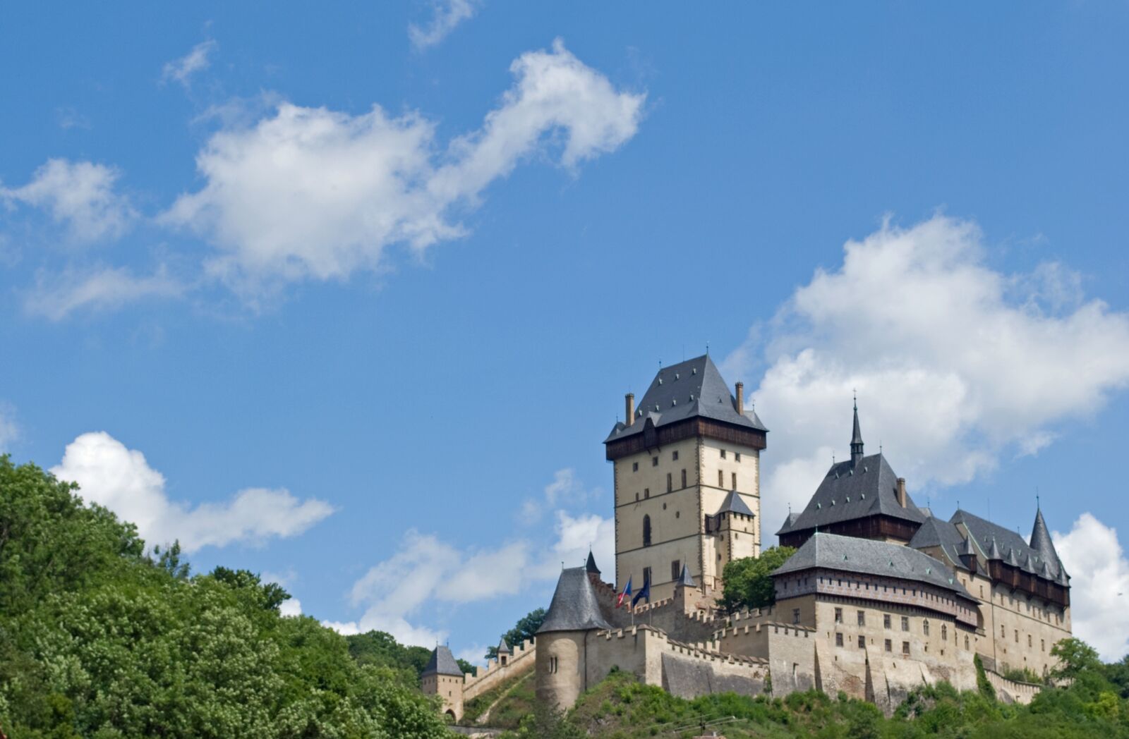 Nikon D60 sample photo. Karlstejn, castle, landscape photography