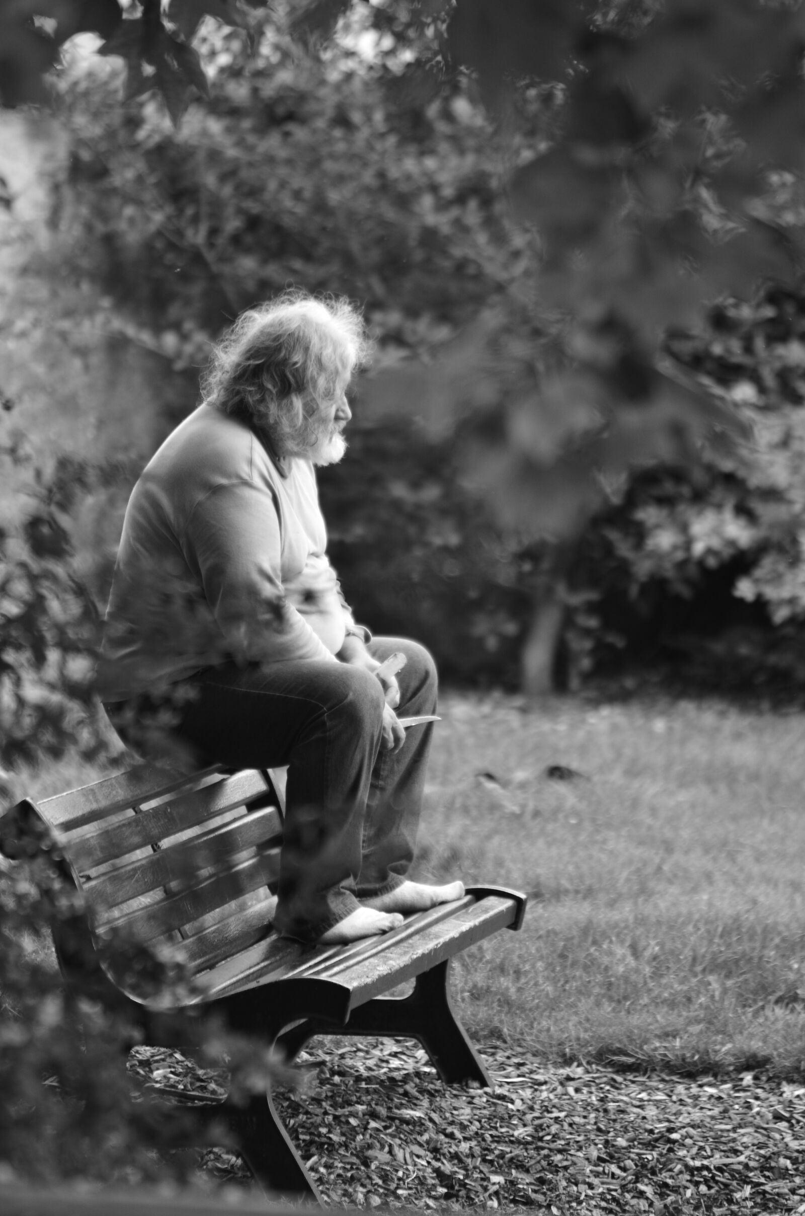 Nikon D7000 sample photo. Man, poverty, pain photography