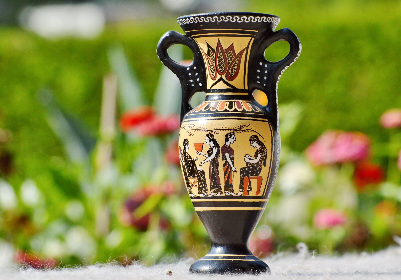 Nikon D3200 sample photo. Amphora, clay pot, zweihenkliges photography