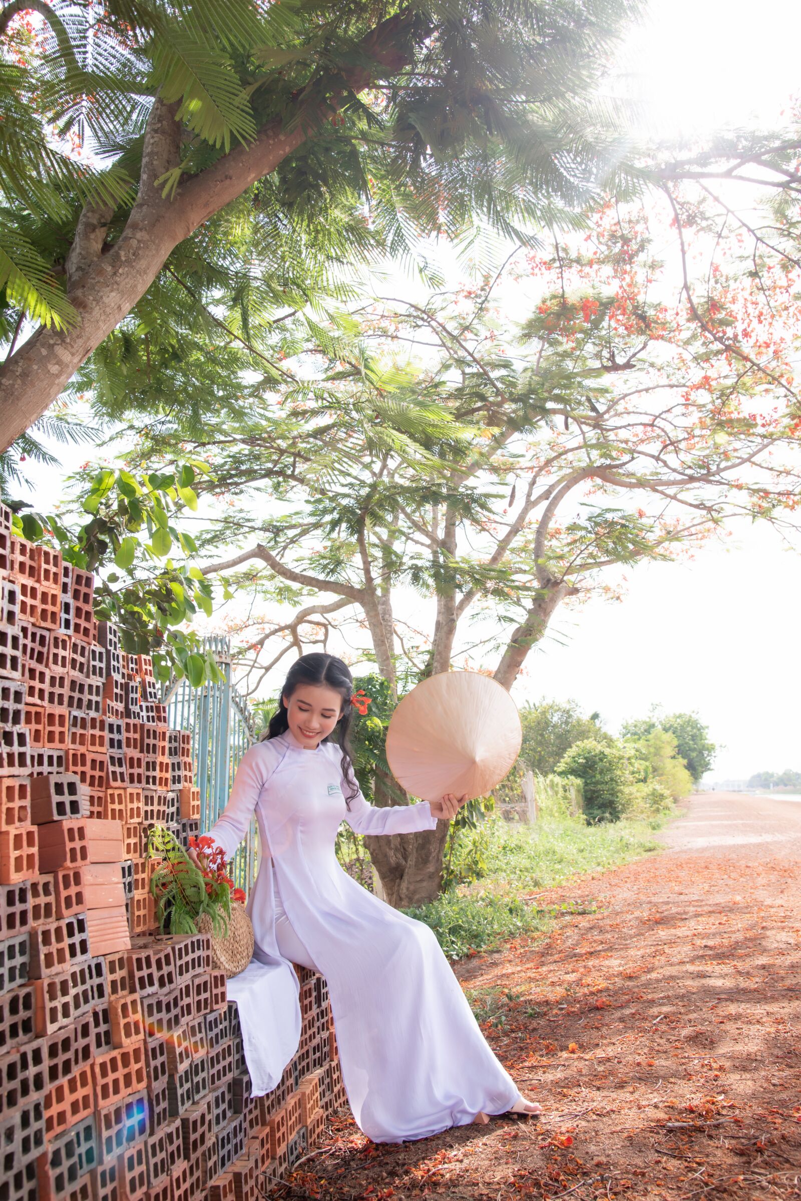 Nikon D750 sample photo. Portrait, aodai, girl photography