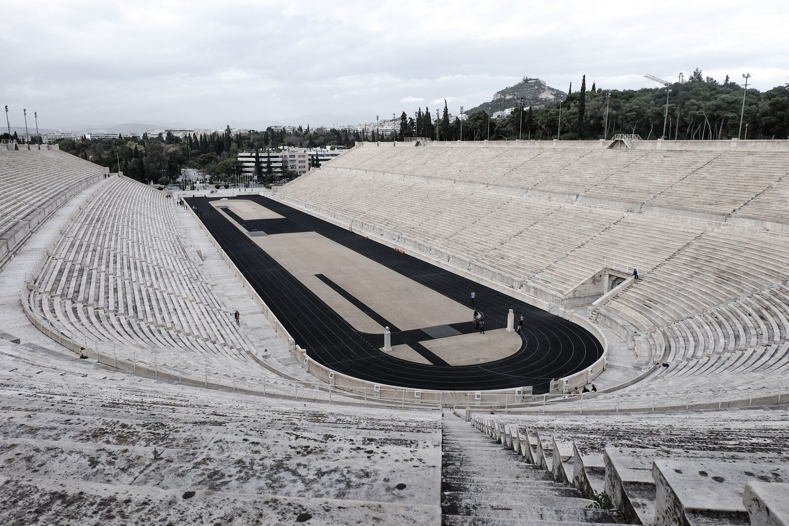 Fujifilm X-A2 sample photo. Stadium, athens, greece photography