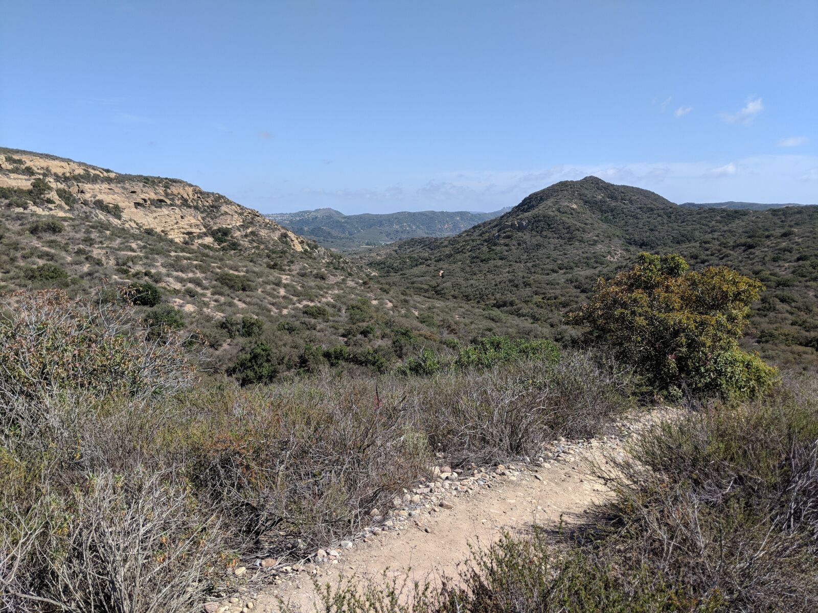 Google Pixel 2 sample photo. Trail, hills, mountain photography