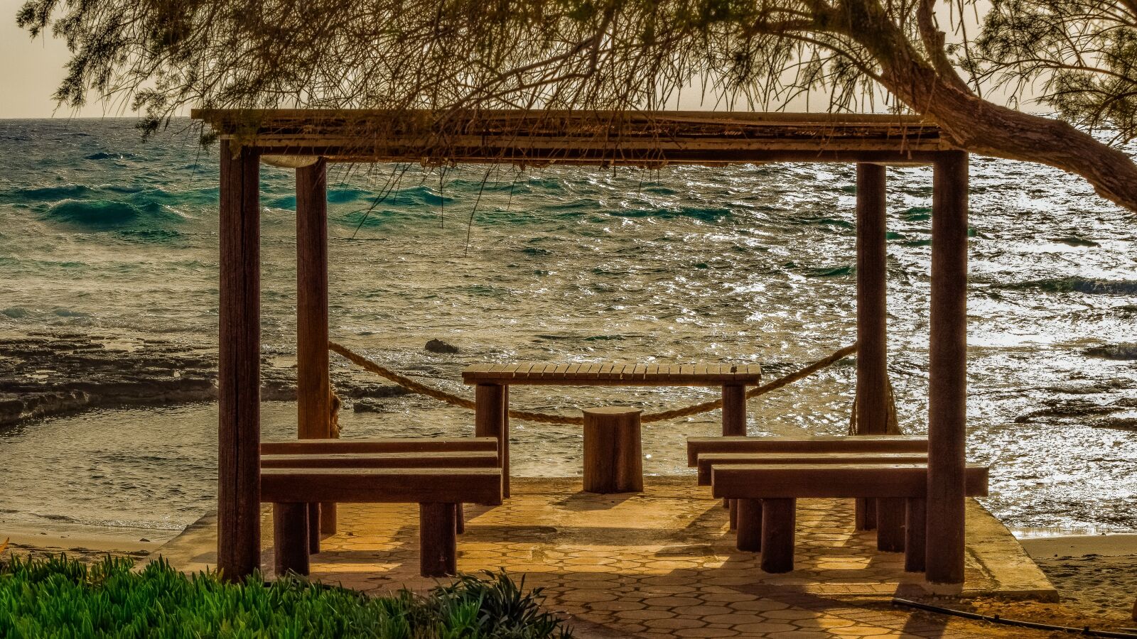 Nikon D3300 sample photo. Wedding beach, wooden, kiosk photography