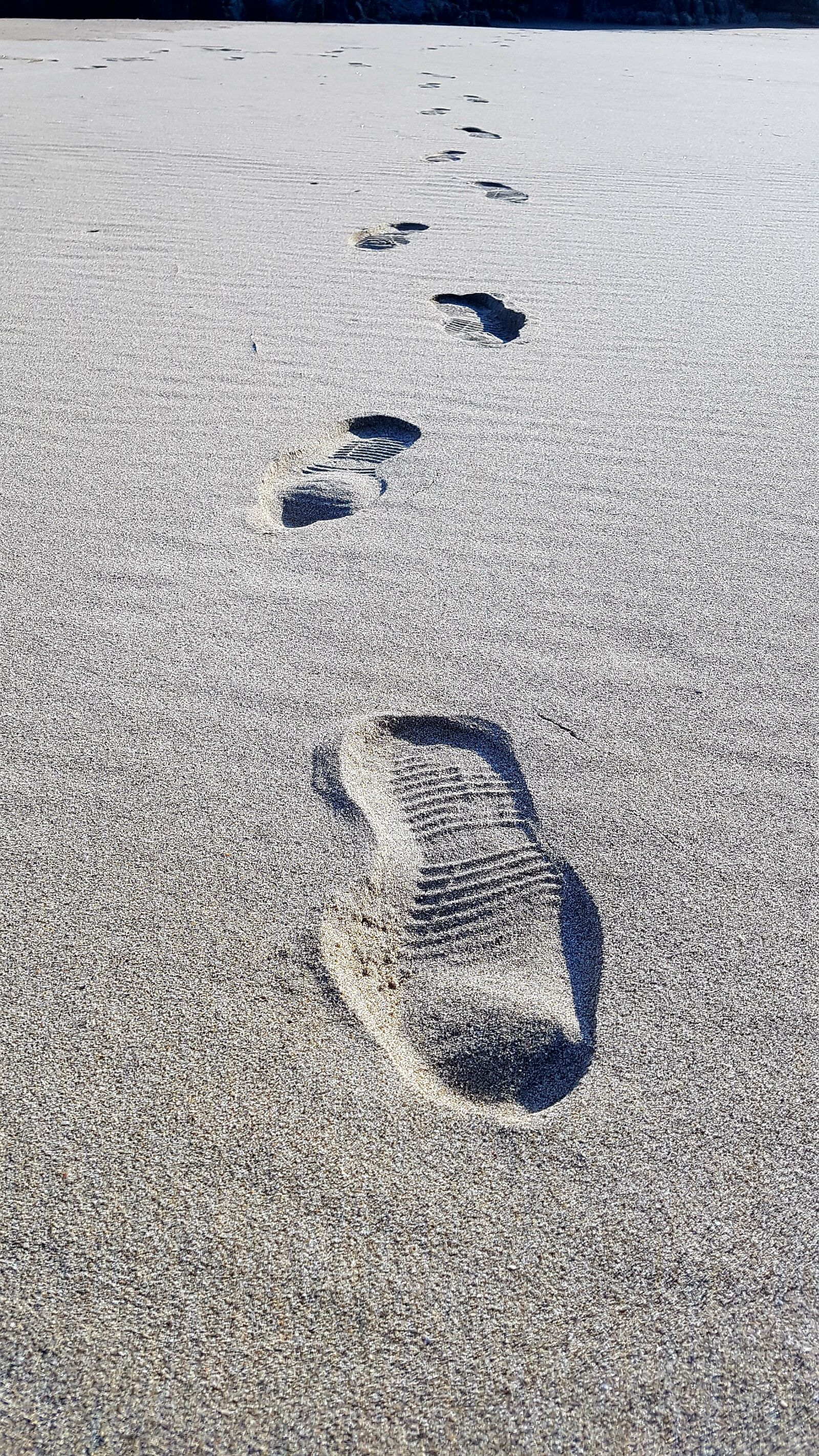 Samsung Galaxy S7 Edge sample photo. Beach, footprint, sand photography