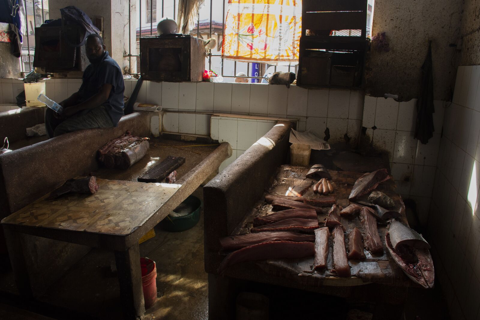 Nikon D7200 sample photo. Fish market, zanzibar, stonetown photography