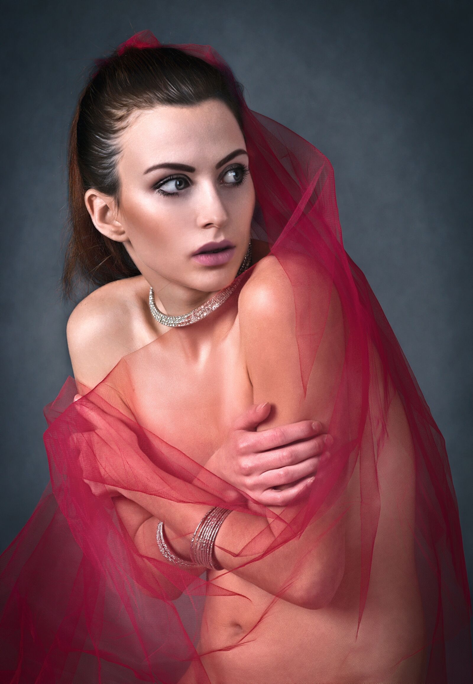 Nikon D80 sample photo. The fear, anxiety, girl photography