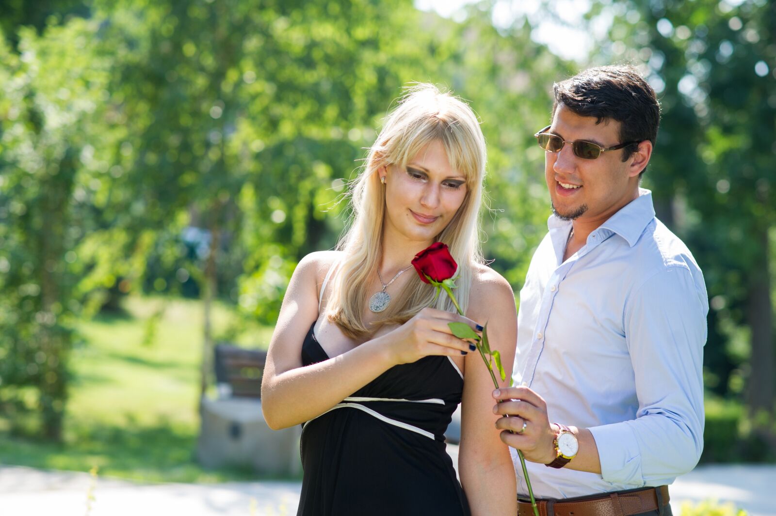 Nikon D3S sample photo. Couple in love, young photography