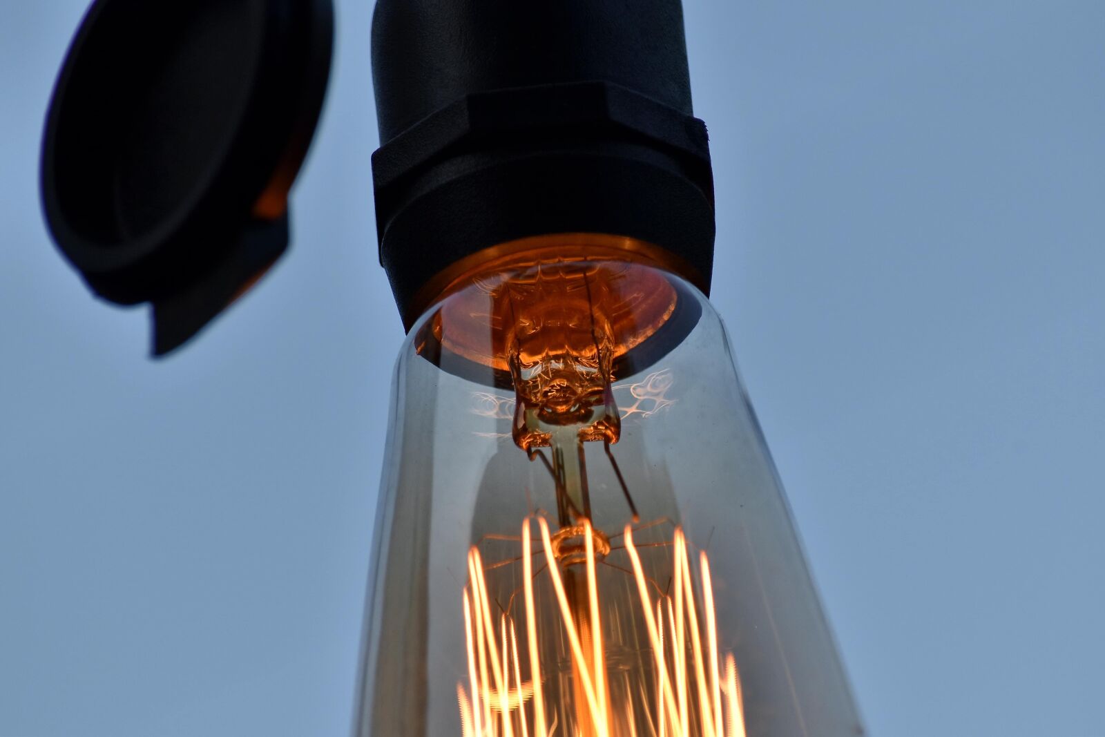 Nikon D5500 sample photo. Electricity, wire, lamp, illuminated photography