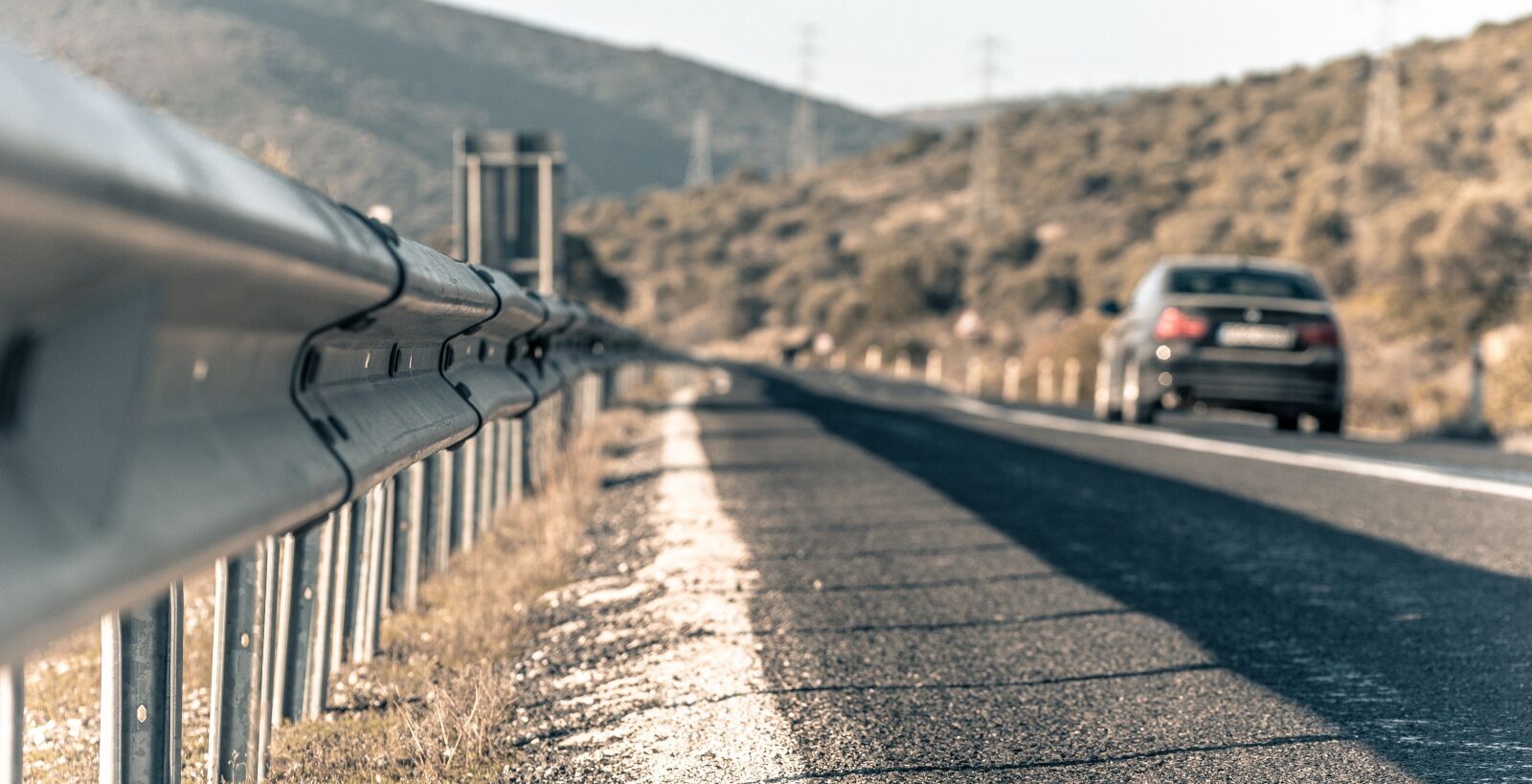 Canon EF75-300mm f/4-5.6 sample photo. Transportation, leaving town, road photography
