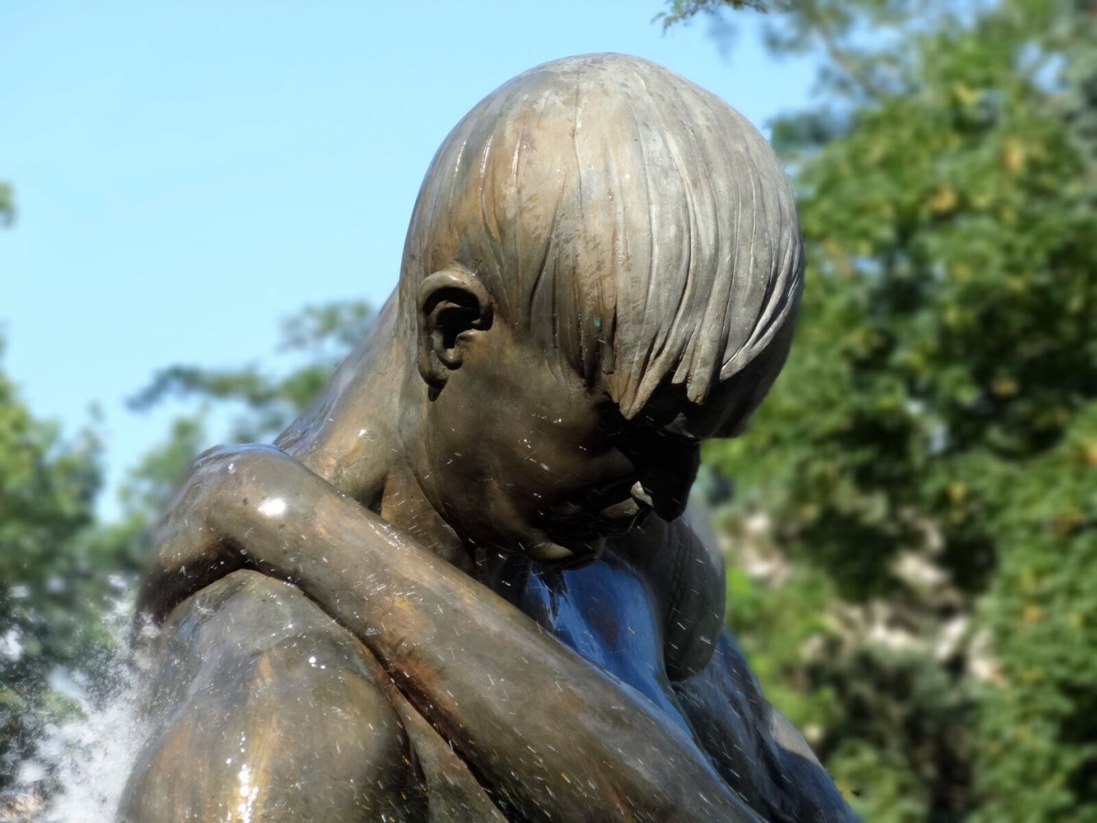 Sony Cyber-shot DSC-HX20V sample photo. Fontanna ptop, bydgoszcz, fountain photography