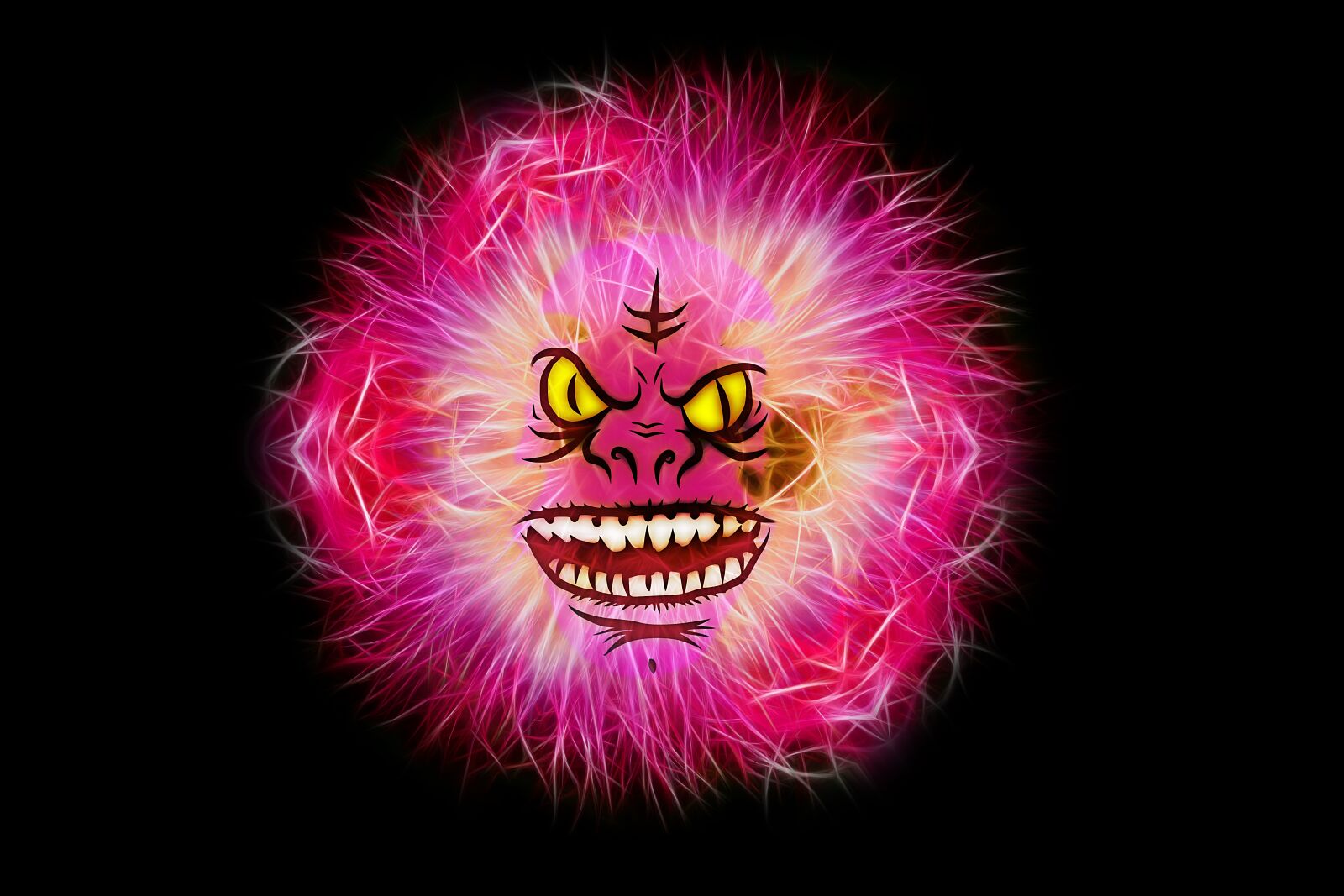Canon EOS 1100D (EOS Rebel T3 / EOS Kiss X50) sample photo. Monster, red, eyes photography