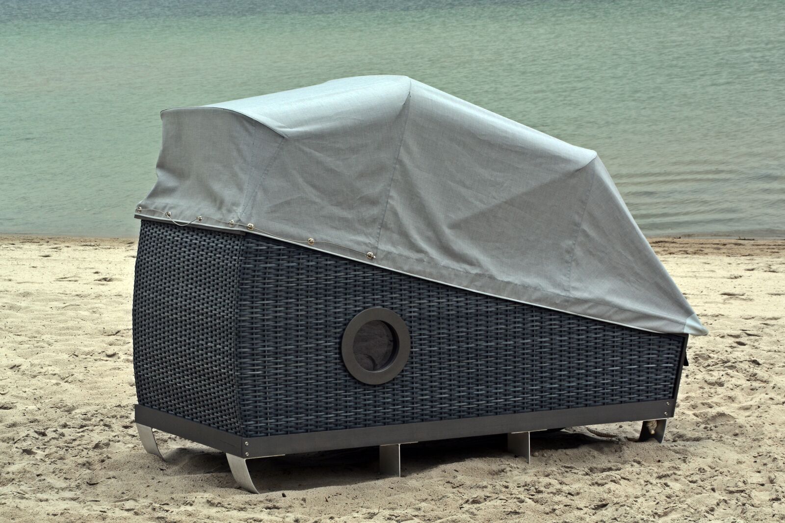 Nikon D5200 sample photo. Beach chair, sleeping beach photography