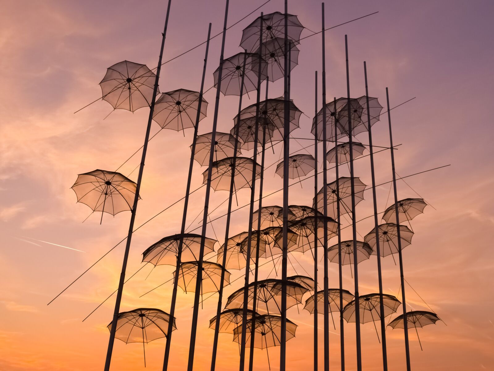 Nikon D3300 sample photo. Umbrellas, art, sculpture photography