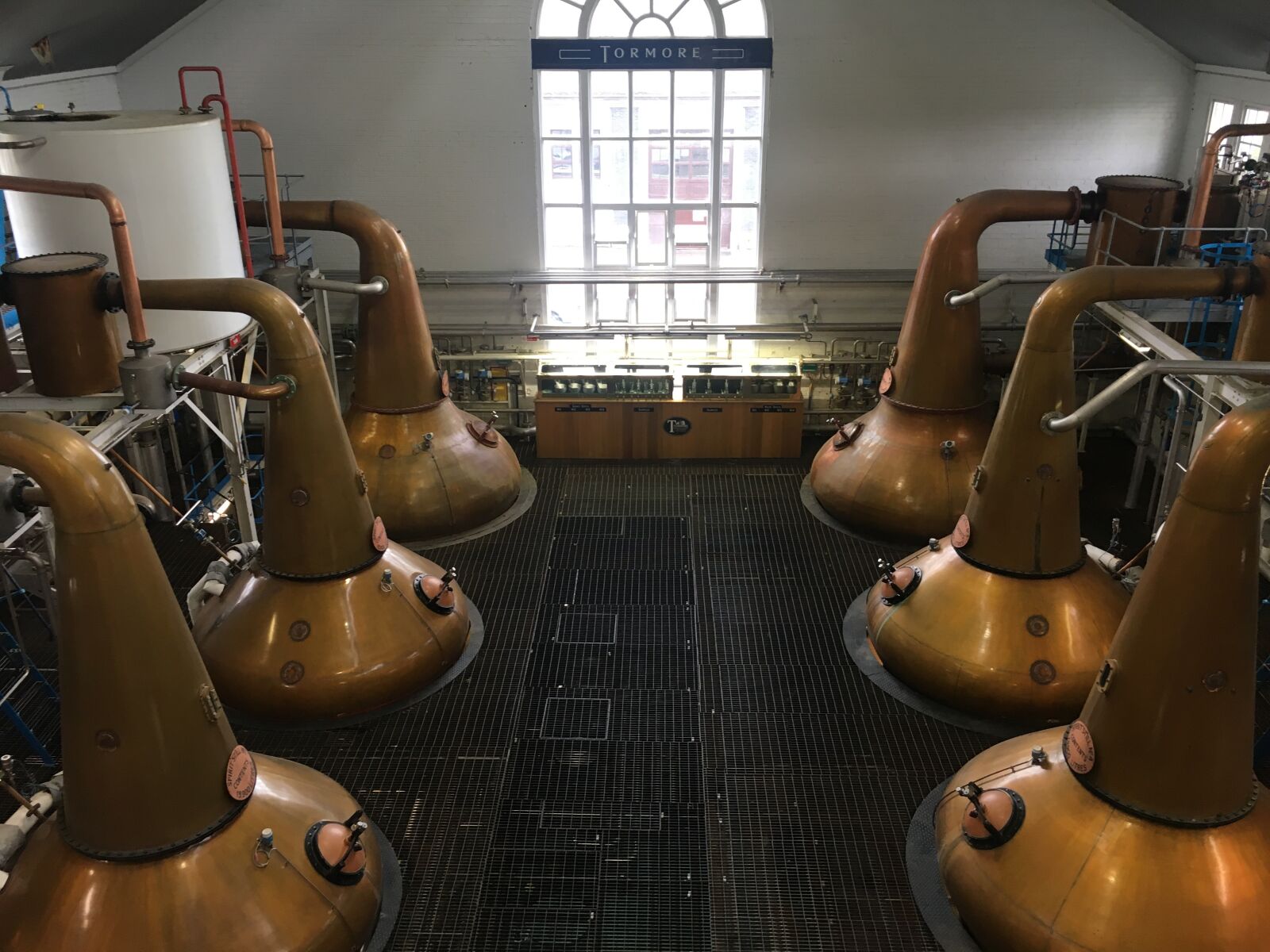 iPhone 6s back camera 4.15mm f/2.2 sample photo. Tormore, distillery, scotland photography