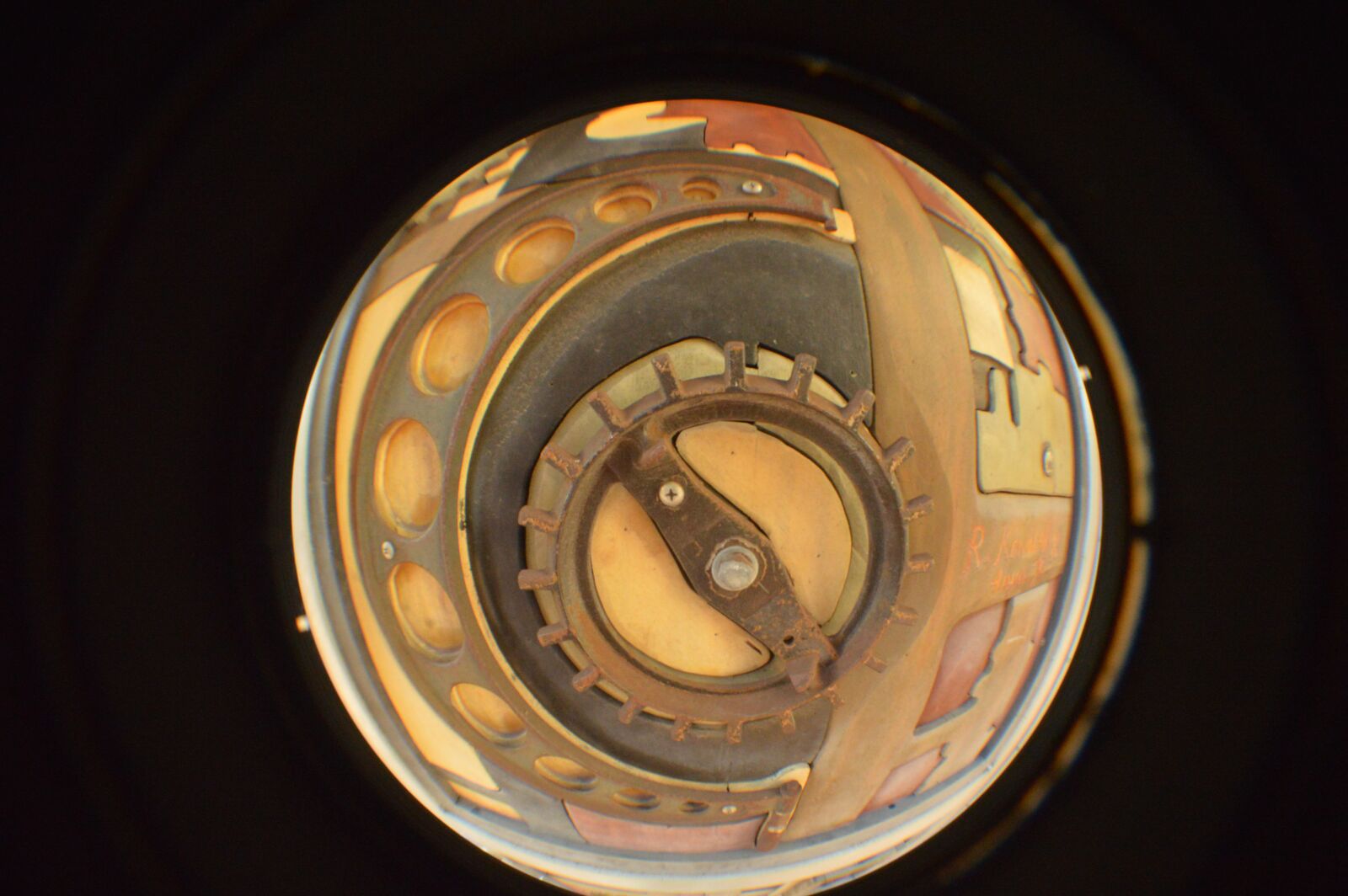 Nikon D3200 sample photo. Door, fisheye, abstract photography
